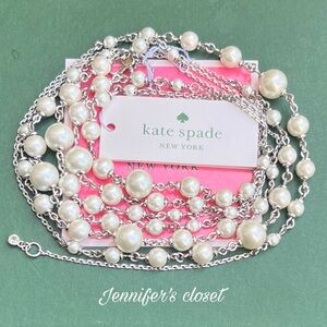 Kate Spade Pearl Scattered Statement Necklace